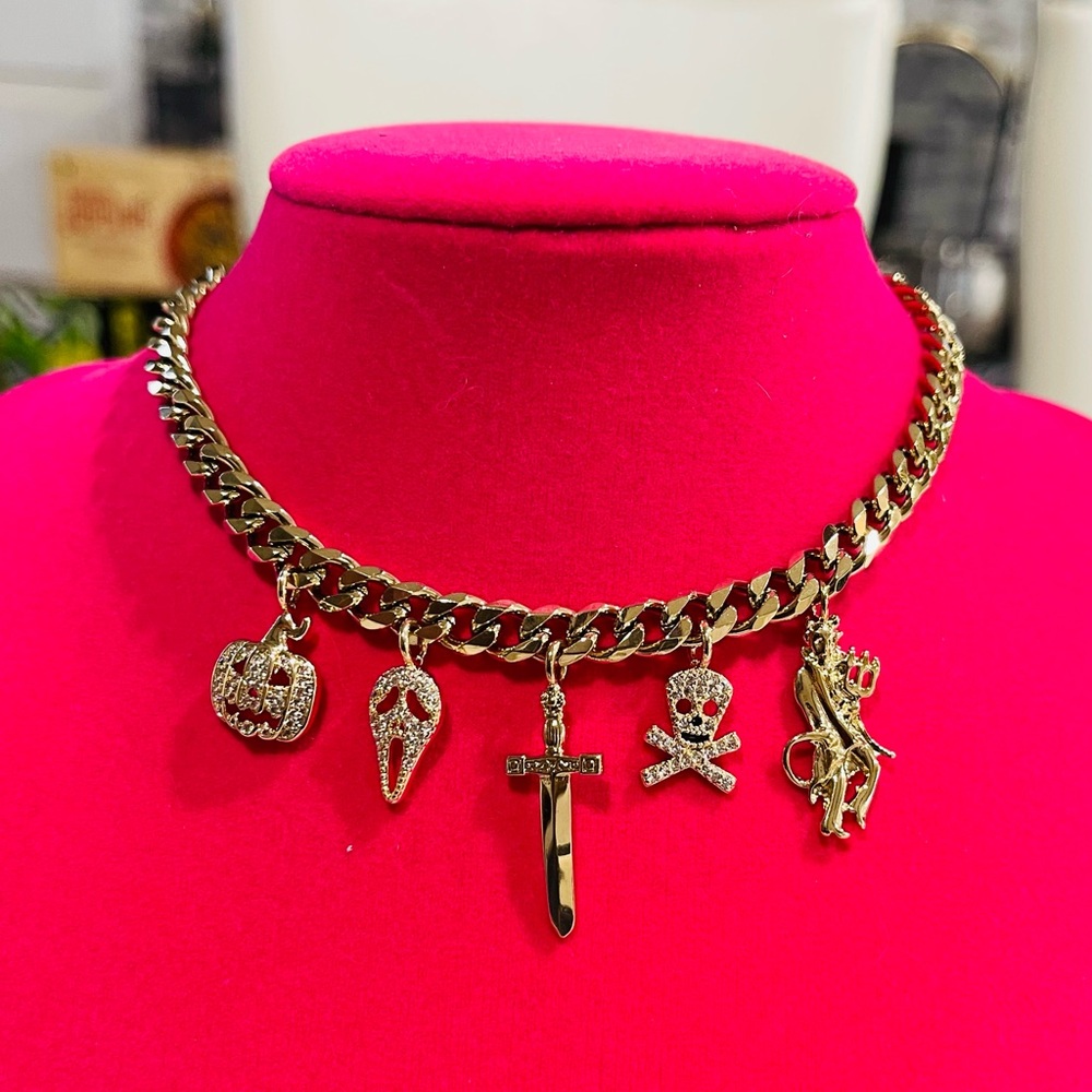 DALMATA CHARM NECKLACE 18K Gold plated